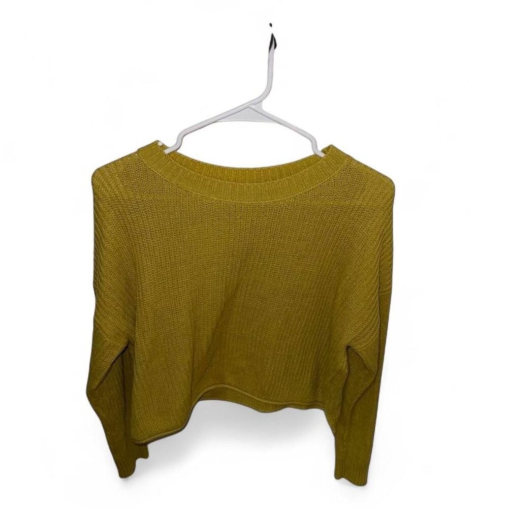 Wild fable Women's Yellow and Green Jumper